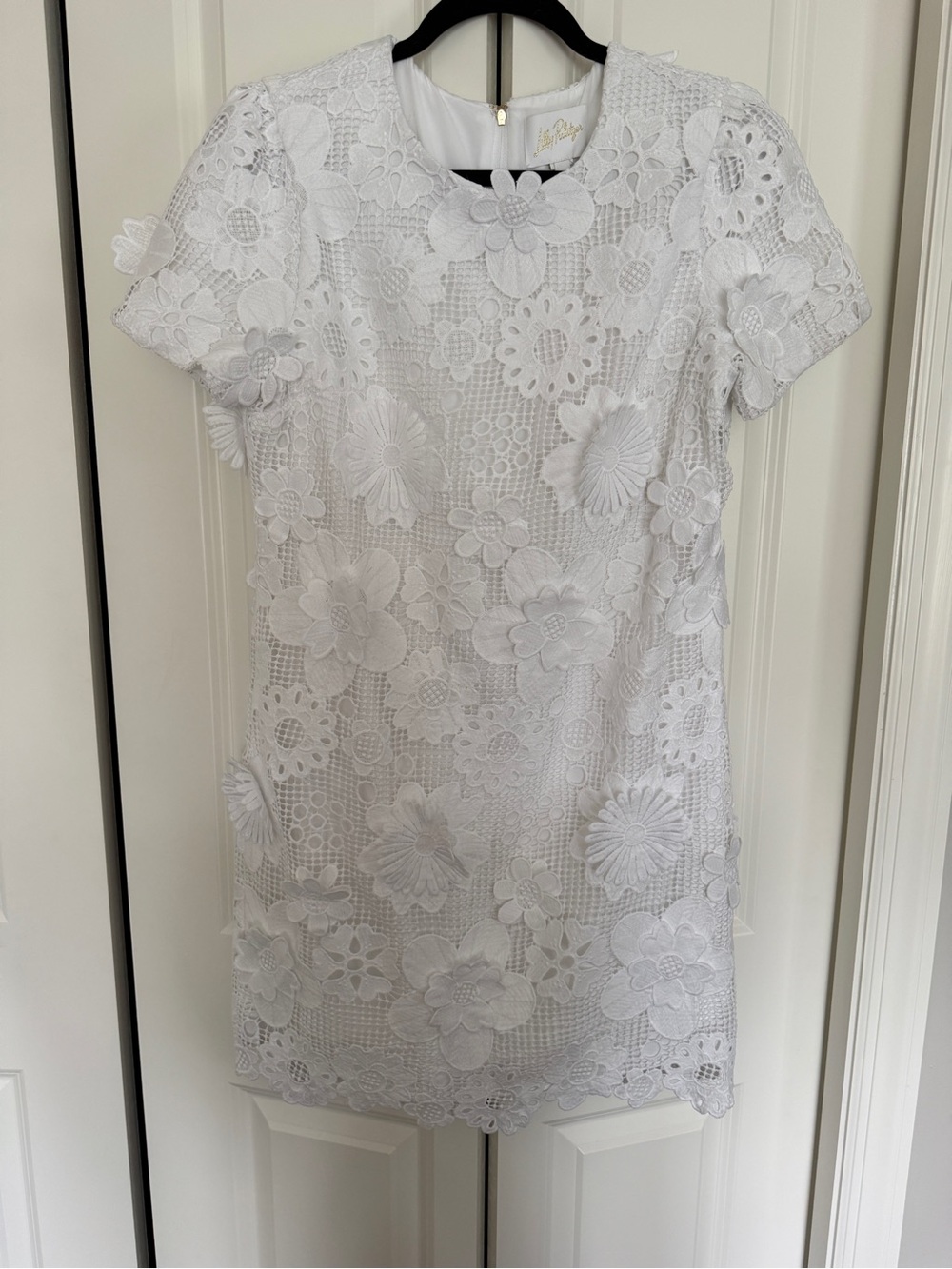 Lilly Pulitzer White Floral Malena Shift Dress